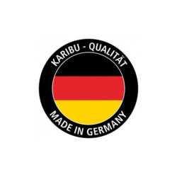 Remise adossée en bois massif Juist 2 de 3,28m² - Karibu