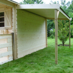 Bûcher en bois pour Abris de jardin - Solid