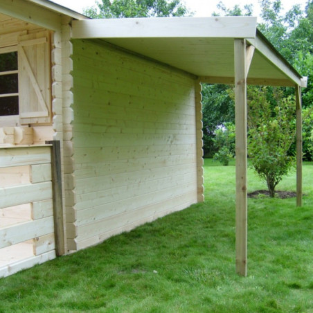 Bûcher en bois pour Abris de jardin - Solid