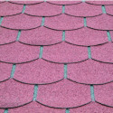 Shingles rouges pour abri de jardin Solid - pack de 3m²