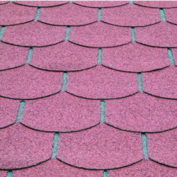 Shingles rouges Pack de 3m² pour Abri de jardin Solid