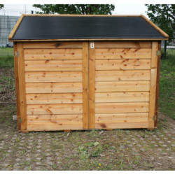 Coffre de jardin en bois traité autoclave Trocadero 1200L