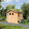 Abri de jardin 4,41m² Dalin 1 en bois panneaux 14mm - Karibu