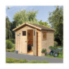 Abri de jardin 4,41m² Dalin 1 en bois panneaux 14mm - Karibu