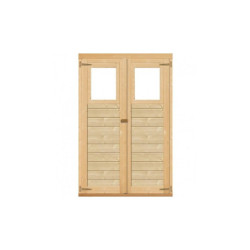 Abri de jardin 4,41m² Dalin 1 en bois panneaux 14mm - Karibu