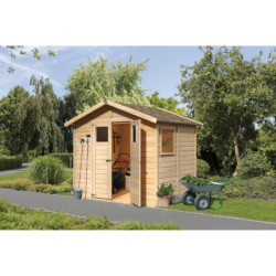 Abri de jardin 4,41m² Dalin 1 en bois panneaux 14mm - Karibu