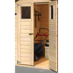 Abri de jardin 4,41m² Dalin 1 en bois panneaux 14mm - Karibu