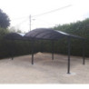Carport 2 voitures en alu et polycarbonate 6mm ANTI-UV