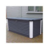 Coffre de jardin en métal anthracite 1000L Patio Box - Trimetals