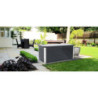 Coffre de jardin en métal anthracite 1000L Patio Box - Trimetals