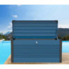 Coffre de jardin en métal bleu 750L Patio Box 1,06m² TRIMETALS