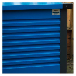Coffre de jardin en métal bleu 750L Patio Box 1,06m² TRIMETALS