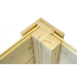 Abri en bois traité et peint gris 4,31m² Skur 4 + plancher Baltic