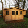 Volet en bois traité pour fenêtre 60x90cm Gardy Shelter