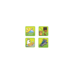 Abri de jardin en PVC 11,2m² DECO blanc et gris vert Grosfillex