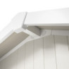 Abri de jardin en PVC 7,53m² UTILITY blanc et gris vert Grosfillex