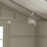 Abri de jardin PVC DECO 11,2m² Sherwood Grosfillex + kit ancrage