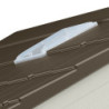 Abri de jardin en résine 35mm 7,90m² Woodgrain + plancher SUNCAST