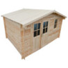 Abri de jardin en bois massif 12m² - madriers 28mm Gardy Shelter