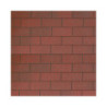 Shingles rectangulaires rouge foncé - paquets de 3m²