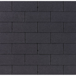 Shingles rectangulaires noir - paquets de 3m²