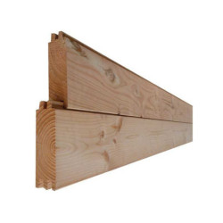 Abri de jardin 9m² en bois brut Madriers 40mm Gardy Shelter