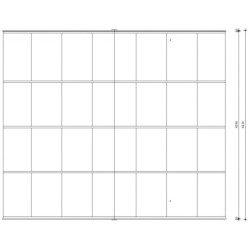 Abri en bois brut massif 19,8m² - épaisseur 40mm Gardy Shelter