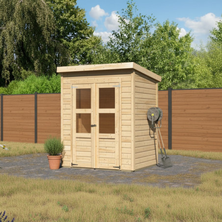 Petit abri de jardin en bois massif 2,22m² Merseburg 2 - Karibu