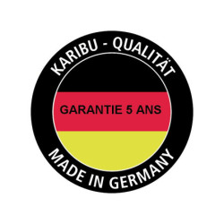 Abri de jardin en bois brut 3,26m² Merseburg 3 Karibu