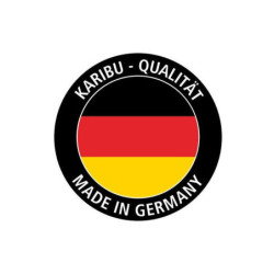 Abri de jardin en bois brut 3,26m² Merseburg 3 Karibu