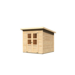 Abri de jardin en bois massif brut 4,54m² Merseburg 4 - Karibu