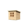 Abri de jardin en bois massif brut 4,54m² Merseburg 4 - Karibu