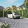 Carport simple en bois autoclave PEFC de 15,40m² Henri - Forest Style