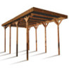 Carport camping car 32,40m² en bois traité autoclave Forest Style