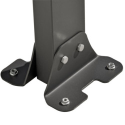 Pergola 15,38m² aluminium anthracite et polycarbonate Habrita