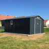 Cabane X-METAL 15m² gris foncé en métal