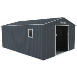 Cabane X-METAL 15m² gris foncé en métal