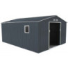 Cabane X-METAL 15m² gris foncé en métal