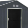 Cabane X-METAL 15m² gris foncé en métal