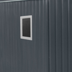 Cabane X-METAL 15m² gris foncé en métal