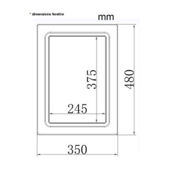 Cabane X-METAL 15m² gris foncé en métal