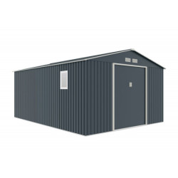 Cabane X-METAL 15m² gris foncé en métal