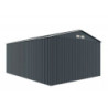 Cabane X-METAL 15m² gris foncé en métal