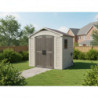 Keter abri de jardin en résine Sydney 4,41m² + Plancher inclus