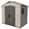 Keter abri de jardin en résine Sydney 4,41m² + Plancher inclus
