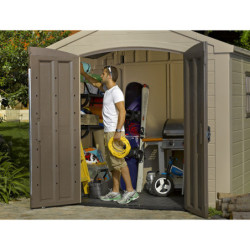 Keter abri de jardin en résine Sydney 4,41m² + Plancher inclus