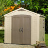 Keter abri de jardin en résine Sydney 4,41m² + Plancher inclus