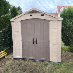 Keter abri de jardin en résine Sydney 4,41m² + Plancher inclus