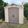Keter abri de jardin en résine Sydney 4,41m² + Plancher inclus