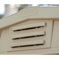 Abri de jardin Sydney 6,32m² en résine + Plancher Keter